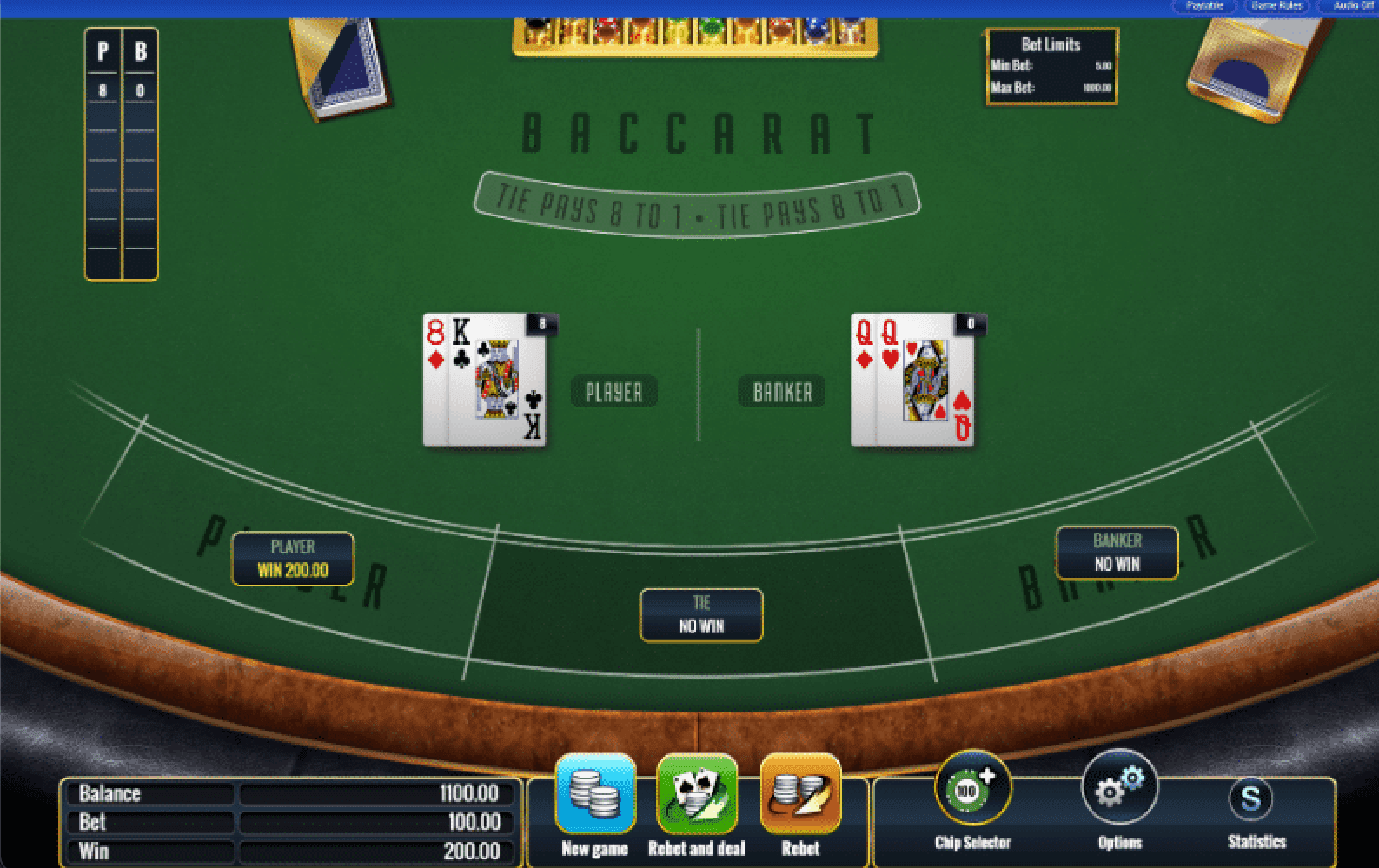 baccarat online casino